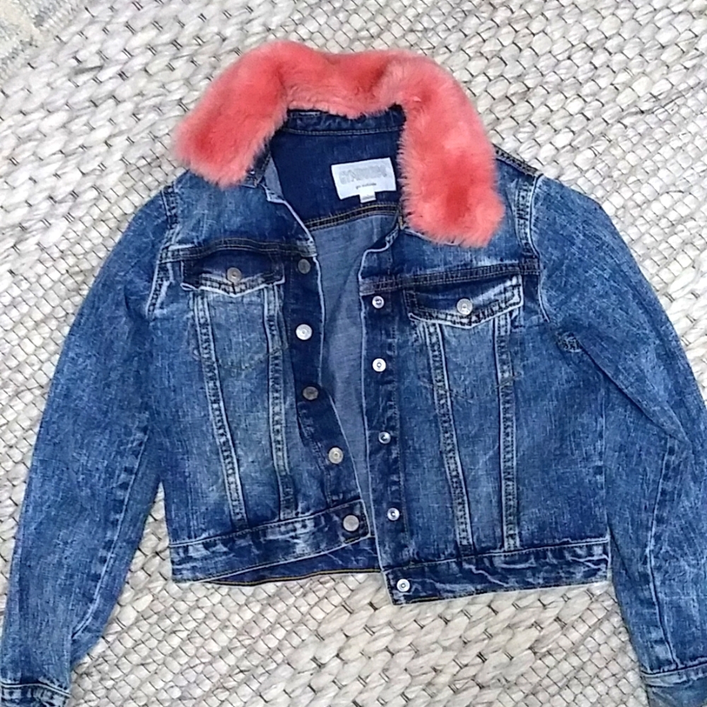 Gymboree girls jeans jacket size 10-12
